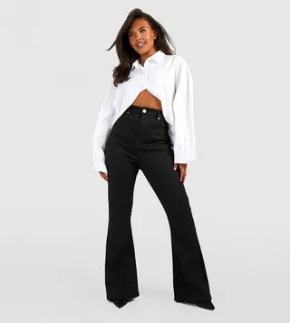 Denim Flared Jeans