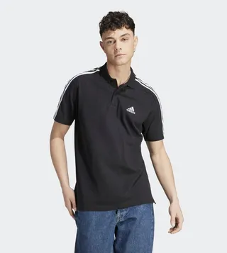 Stripe Detailed Short Sleeves Polo T-Shirt