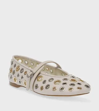 MODESTY-S Buckle Strap Ballerinas