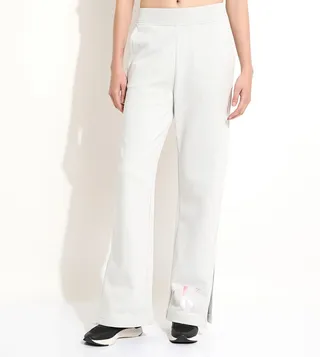 Logo Printed Elastic Waist Pants