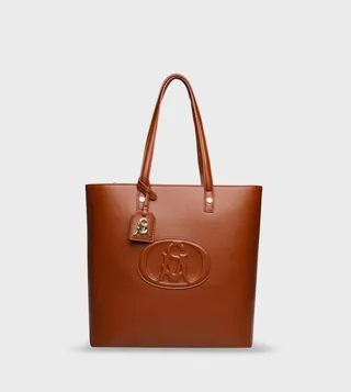 BVELLA Monogram Detail Shoulder Bag