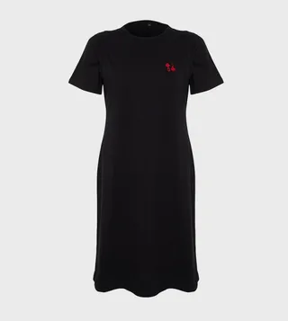 Embroidery Detail T-Shirt Dress