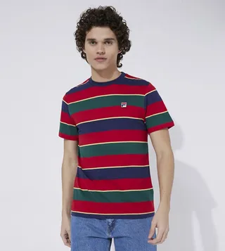 Striped Crew Neck T-Shirt