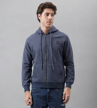 Zippered Hooded Jacket