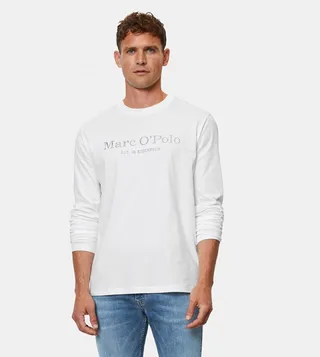 Logo Printed Long Sleeves T-Shirt