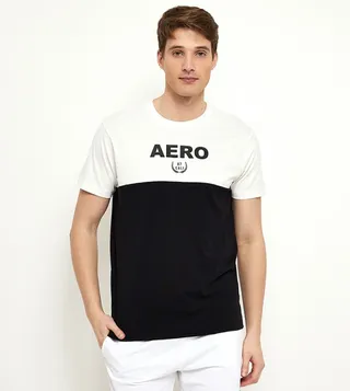 Aero Men's Color Block Short Sleeves T-Shirt