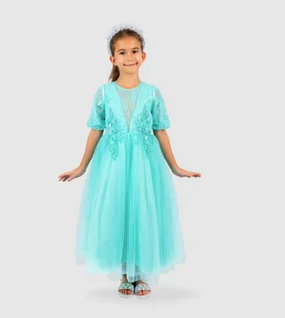 Julietta Lace Detail Party Gown
