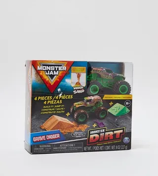 Kinetic Sand Dirt Start Grave Digger