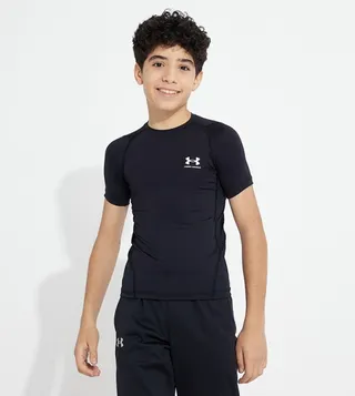 UA HG Armour Logo Printed Raglan Sleeves T-Shirt