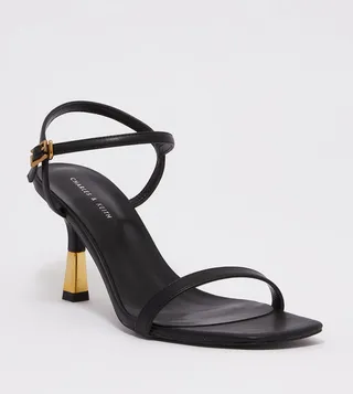 Ankle Strap Heeled Sandals