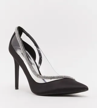 Stone Embellished Pumps