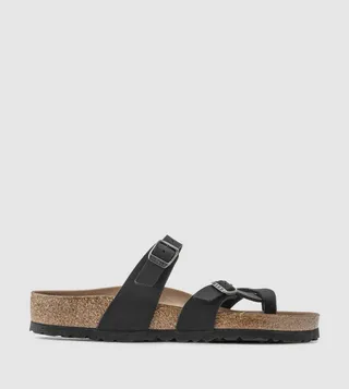 Mayari Birko-Flor Nubuck Slides