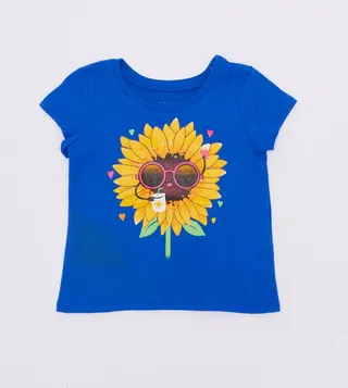 Girl's Casual Graphic T-Shirt