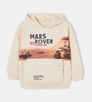 Boys Mars Rove Cotton Hooded Sweatshirt