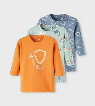 Pack of 3 Basic Printed Tops
