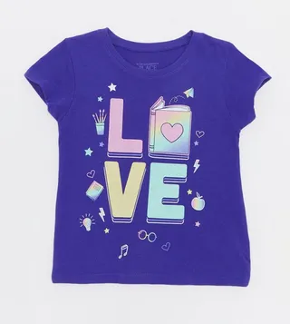 Girl's Graphic Printed T-shirt
