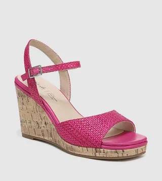 ISLANDD Ankle Strap Wedge Sandals