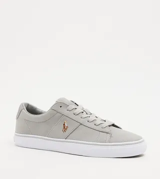 Logo Detail Lace Up Sneakers