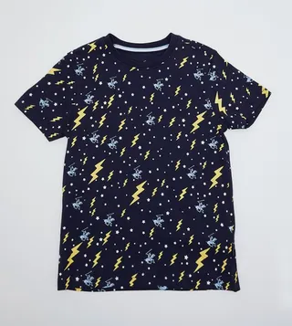 Boy's Printed Long Sleeves Crew Neck T-Shirt