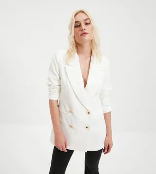 Double Breasted Blazer Jacket