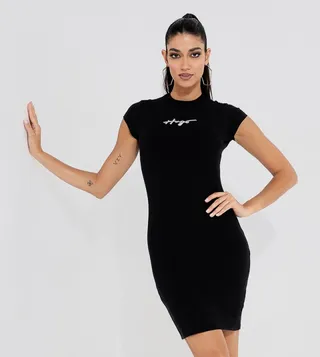 Signature Logo Bodycon Dress