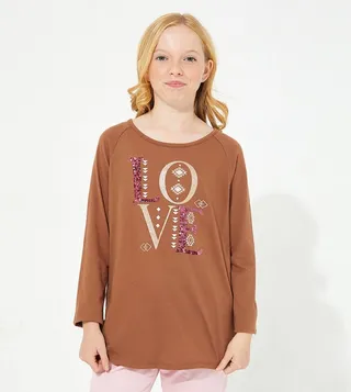Printed Long Sleeves T-Shirt