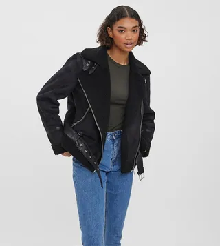 Vmvega Short Shearling Jacket