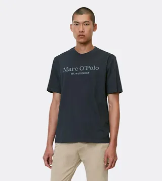 Logo Printed Regular Fit T-Shirt