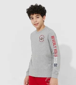 Logo Detailed 82 North Long Sleeves T-Shirt