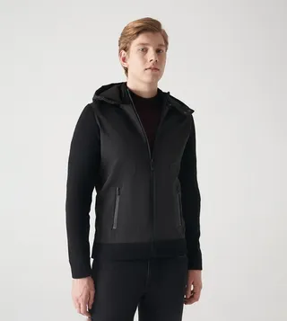Zippered Long Sleeves Parachute Jacket