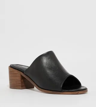 HELEN Textured Block Heel Sandals
