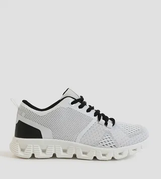 Knitted Lace Up Sneakers