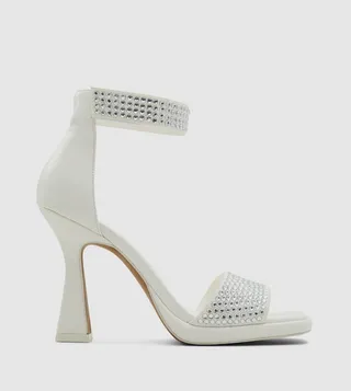 LORII Embellished Open Toe Heel Sandals