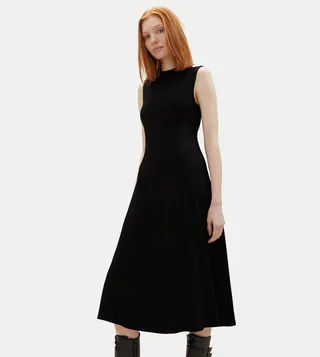 Cut-Out Back A-Line Dress