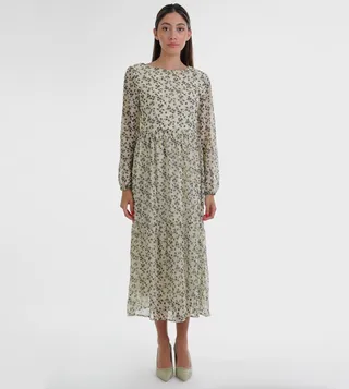 Floral Print Midi Dress