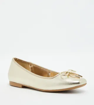 SEEMLY-M Bow Detail Ballerinas