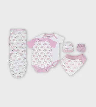  Babygrow 7-Piece Organic Baby Gift