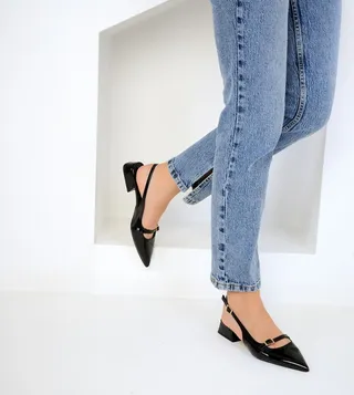 Pointed Toe Slingback Pumps