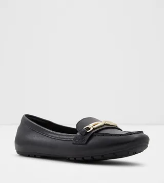 BAGDISH Metal Accent Loafers