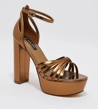 GESSA D’Orsay Platform Heel Sandals