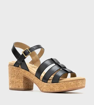 POPPY Cork Heel Sandals