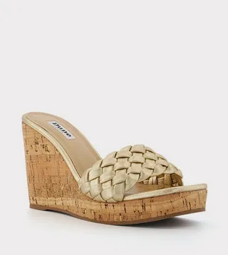 KRATE Braided Strap Wedge Sandals