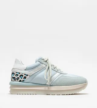 Color Block Lace Up Sneakers