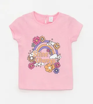 Printed Crew Neck T-Shirt