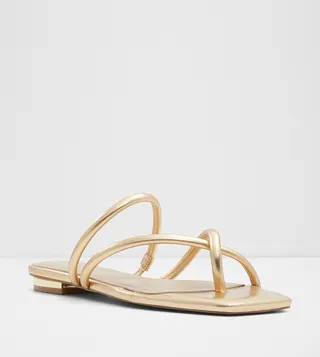 MOUNIS Strappy Flat Sandals