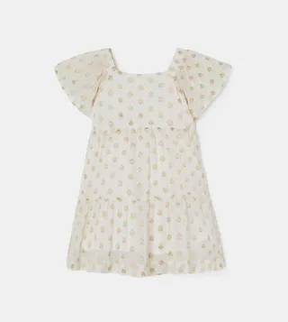 Square Neck Tulle Dress
