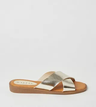 Jerri Comfort Cross Strap Slide Sandals
