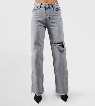 High Waist Ripped Jeans