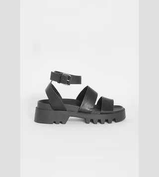 Chunky Triple Strap Rubber Sandals