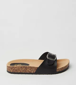 Felix Buckle Strap Footbed Slide Sandals
